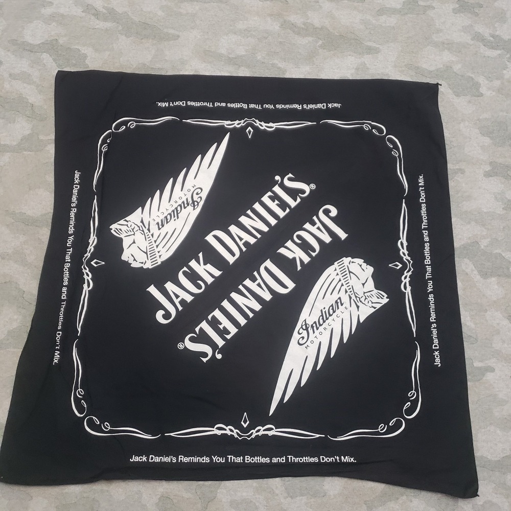 Jack Daniels Bandana Mens One Size